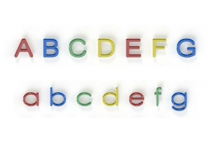 Alphabet (H)400mm - Upper and Lowercase Letters - Recycled Plastic HDPE